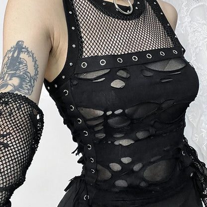 NeoGoth Patchwork Crop