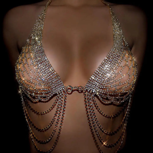 Crimson Halo Rhinestone Duo