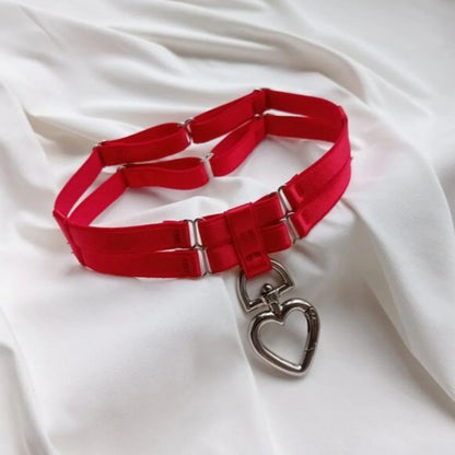 Onyx Heart Collar