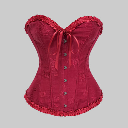 Gothic Elegance Brocade Corset