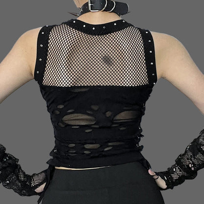 NeoGoth Patchwork Crop