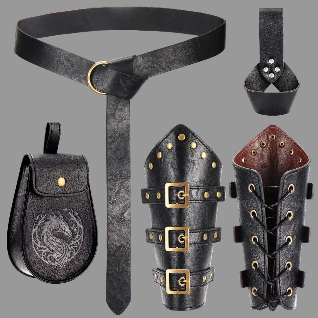 Black Wolfsbane Viking Relic Set