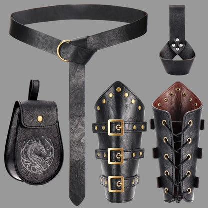 Black Wolfsbane Viking Relic Set