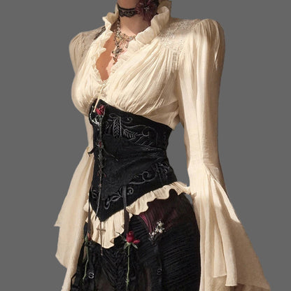 Ravenmist Batwing Blouse