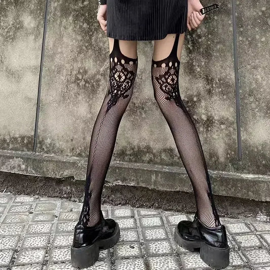 Shadow Kiss Fishnet Stockings