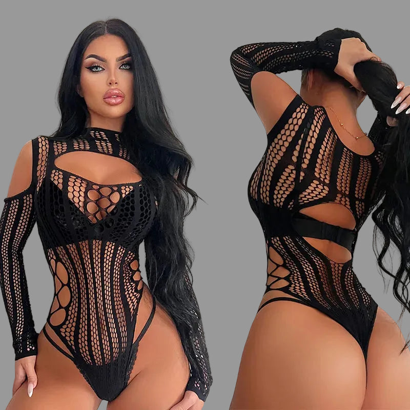 Eclipse Temptress Fishnet Set