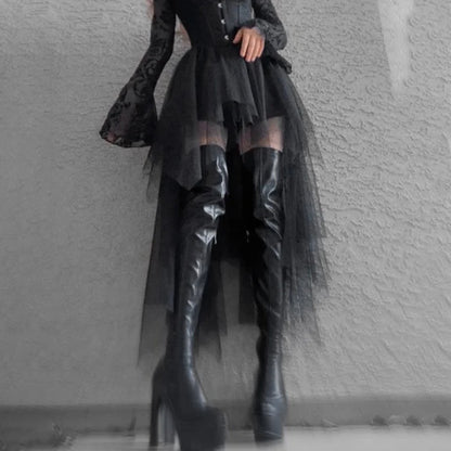 NeonGrave Mesh Skirt