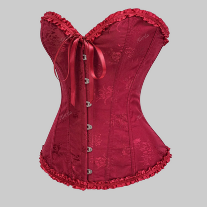 Gothic Elegance Brocade Corset