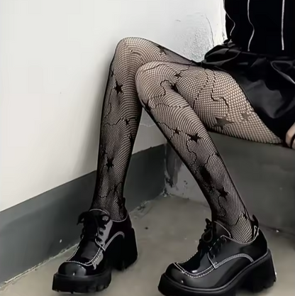 Mystic Web Mesh Stockings