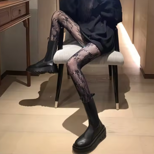 Phantom Kiss Mesh Stockings