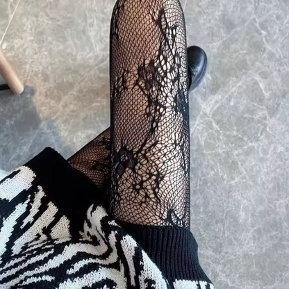 Phantom Kiss Mesh Stockings