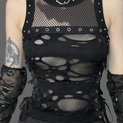 NeoGoth Patchwork Crop