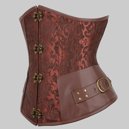 Faux Leather Corset for a Sculpted Waist