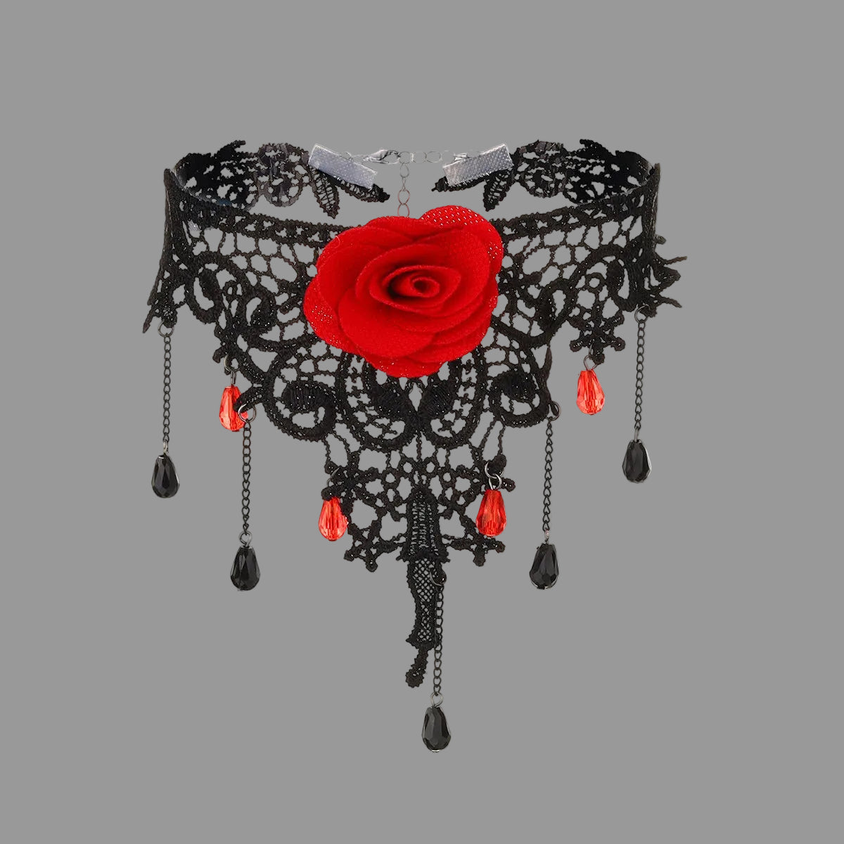 Rosé Noire Lace Collar