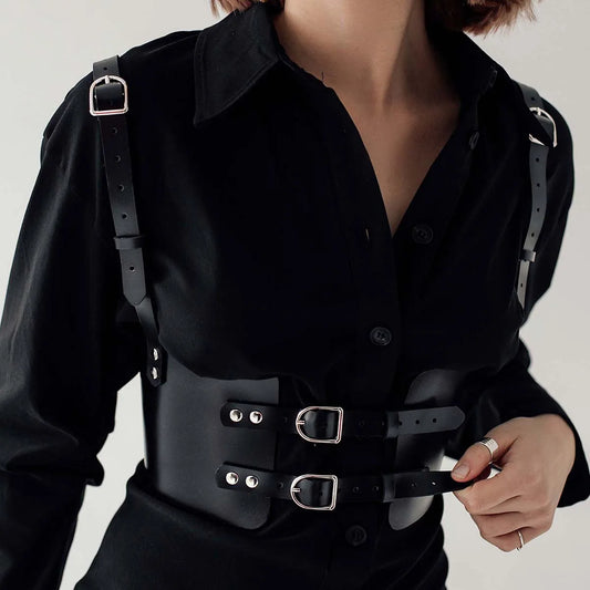 Waist to Shoulder Leather Belt