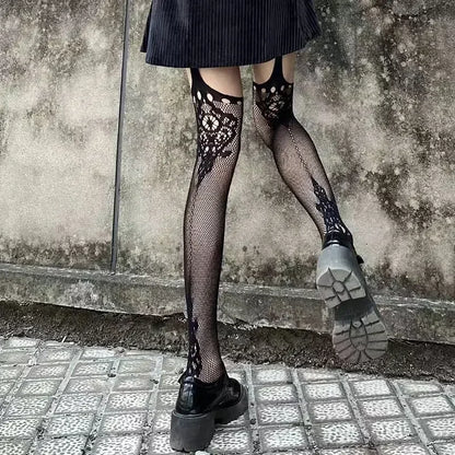 Shadow Kiss Fishnet Stockings