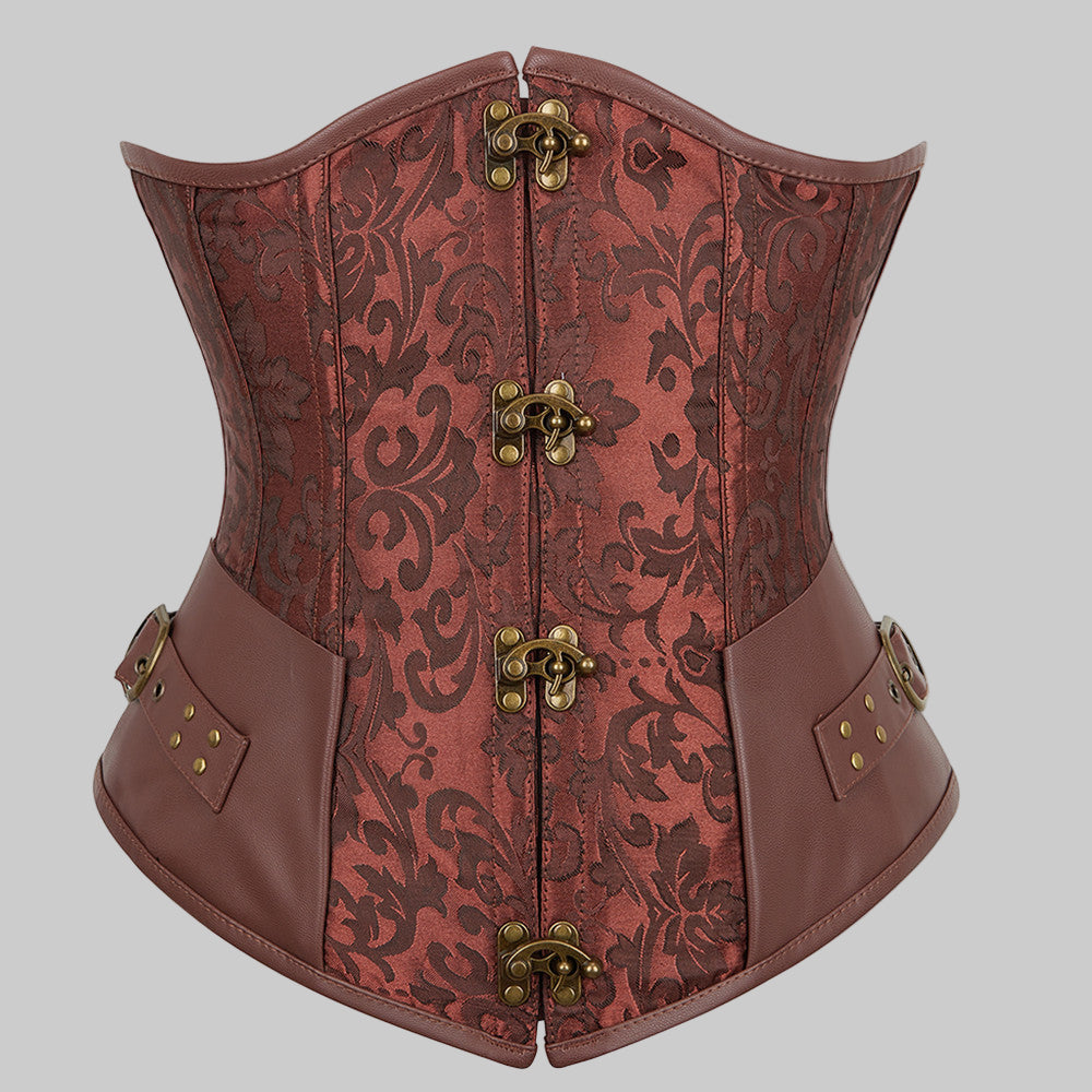 Faux Leather Corset for a Sculpted Waist