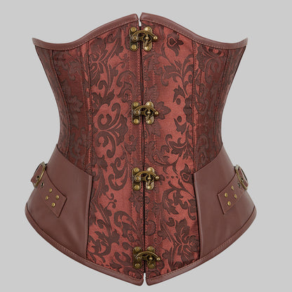 Faux Leather Corset for a Sculpted Waist
