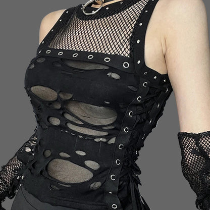 NeoGoth Patchwork Crop