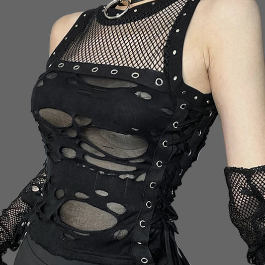 NeoGoth Patchwork Crop