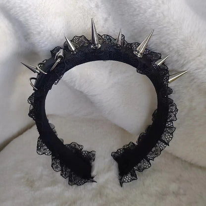 Rebel Lace Spiked Band