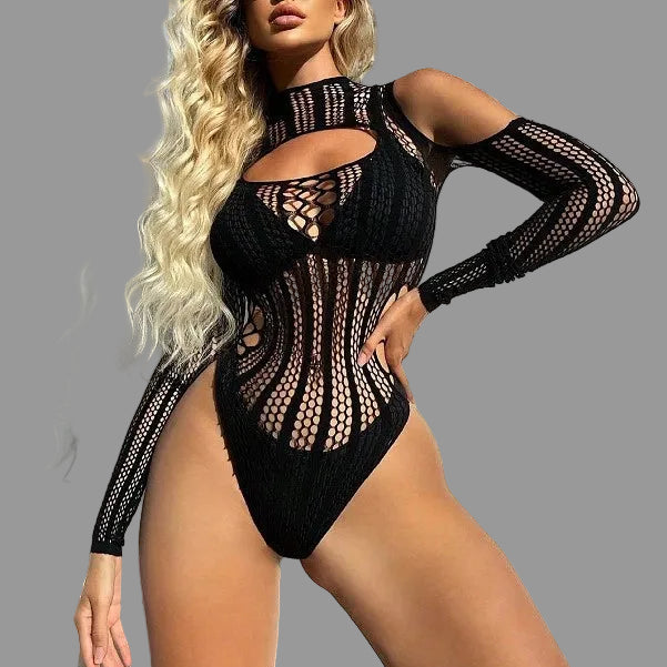 Eclipse Temptress Fishnet Set